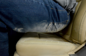 Ford tests its 2015 F-150's leather seats.