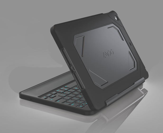 Keyboard Case for Apple Tablets Designed for Rugged Locations retrofit