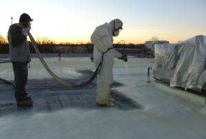 In roofing, SPF acts as a protective roofing solution and as an insulator.