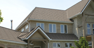 Allmet Roofing by Headwaters is a premium stone-coated metal roofing system that delivers the rugged durability and strength of metal roofing with the handsome look of wood shake, genuine slate, Spanish tile and shingle roofing.