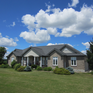 Metal Roof Outlet, Courtland, Ontario, Canada, installs Allmet stone-coated metal roofs because of the roofs’ many benefits.