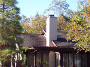 The Canyon Shake Shingle stone-coated metal roofing system from Gerard Roofing.