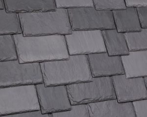 Four new color blends for EcoBlend polymer shake and slate roofs include Tahoe, Mountain, Brownstone, and Slate Gray.
