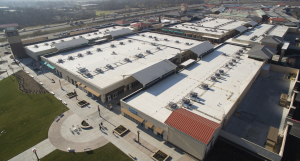 Because 60-mil TPO was specified on 99 percent of the job, a RhinoBond system was Olsson Roofing’s solution of choice.