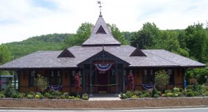 The 4,500-square-foot Tuxedo Train Station was built in 1885 and listed on the National Register of Historic Places in 2000.