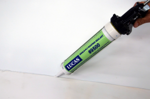 Lucas #9500 Single-Ply Sealant is a one-component, non-shrink, advanced technology polyurethane sealant designed for the construction of liquid flashing systems and sealing pitch pockets and pans, metal roof seams and fasteners, inlaid gutters, polyurethane foam, PVC and EPDM roofs. 