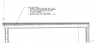 Figure 1: This detail had no specification, just a cut sheet for the membrane.