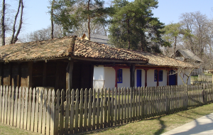 Photo 15. This house in Dobrogea county features a ceramic tile roof. Village Museum, Bucharest. Photo: Ana-Maria Dabija.