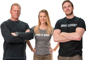  Mike Holmes, Sherry Holmes and Mike Holmes Jr.